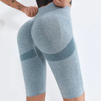 Sculpt Scrunch Shorts in Sky Blue