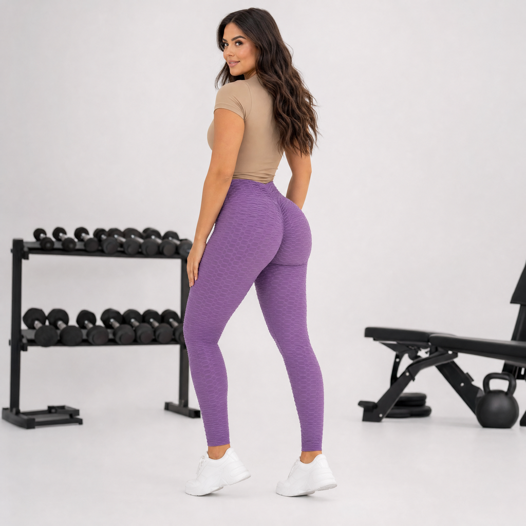 Scrunch Sculpt Legging in Amethyst