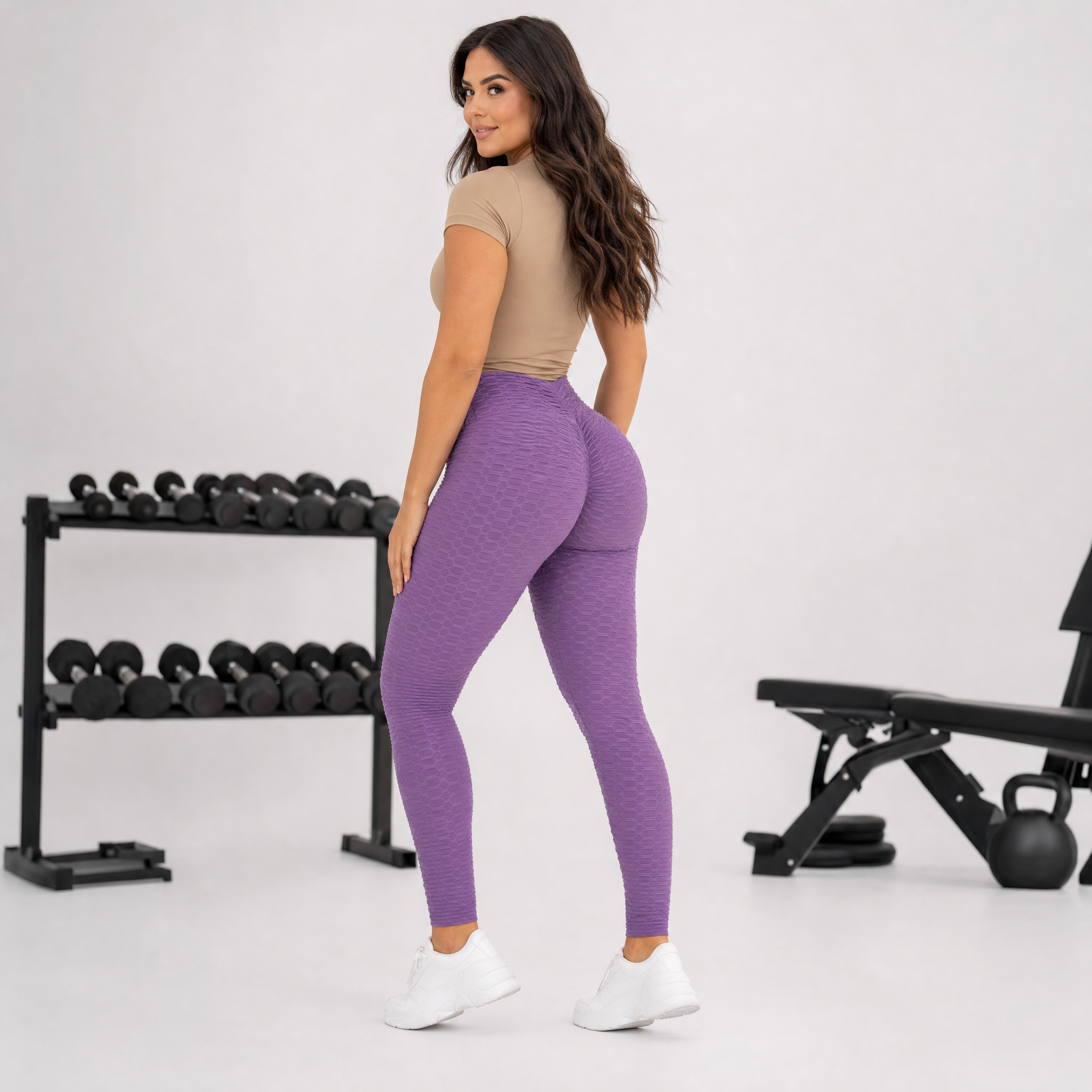 Scrunch Sculpt Legging in Amethyst