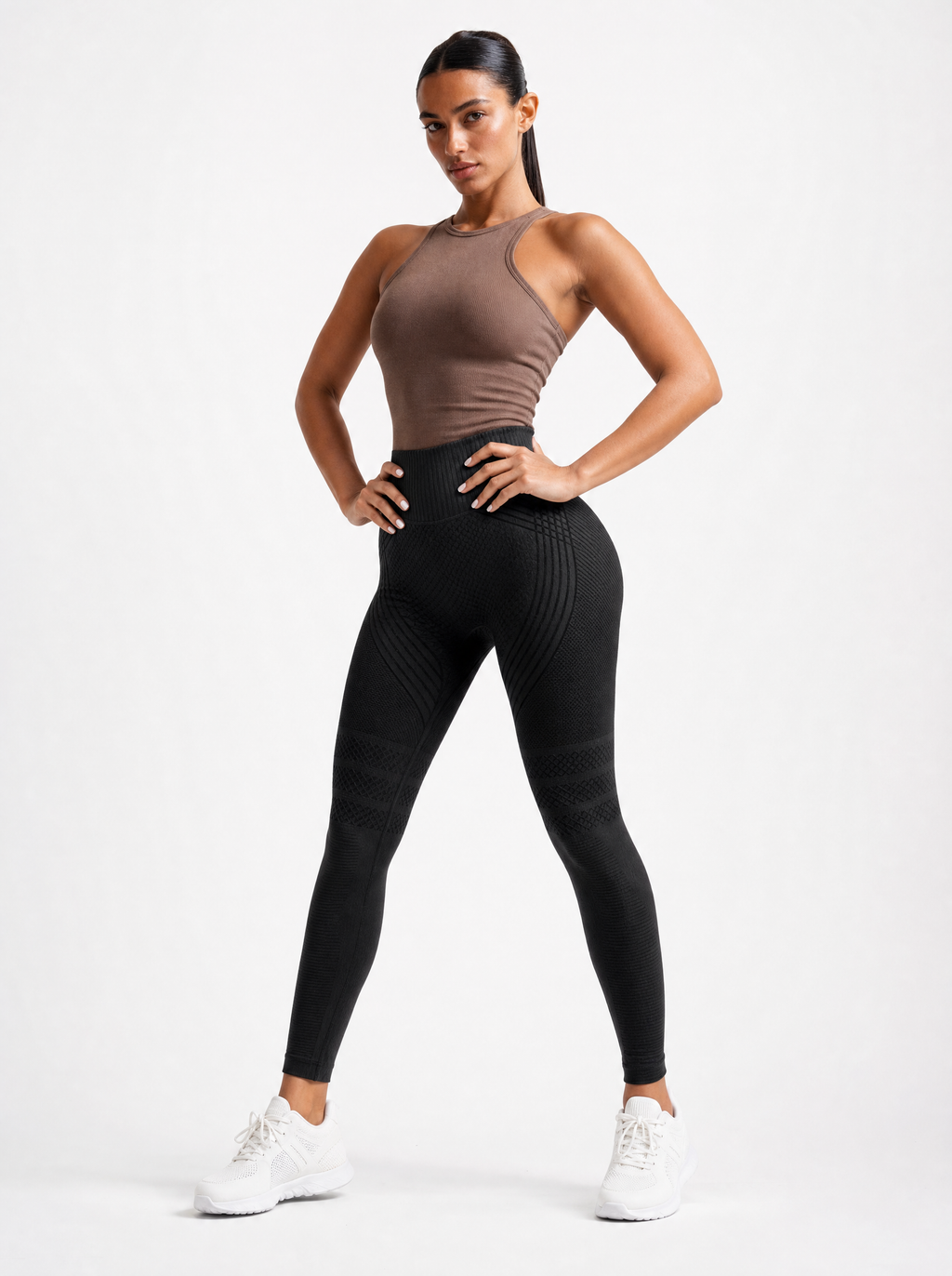 Seamless Contour Legging in Onyx