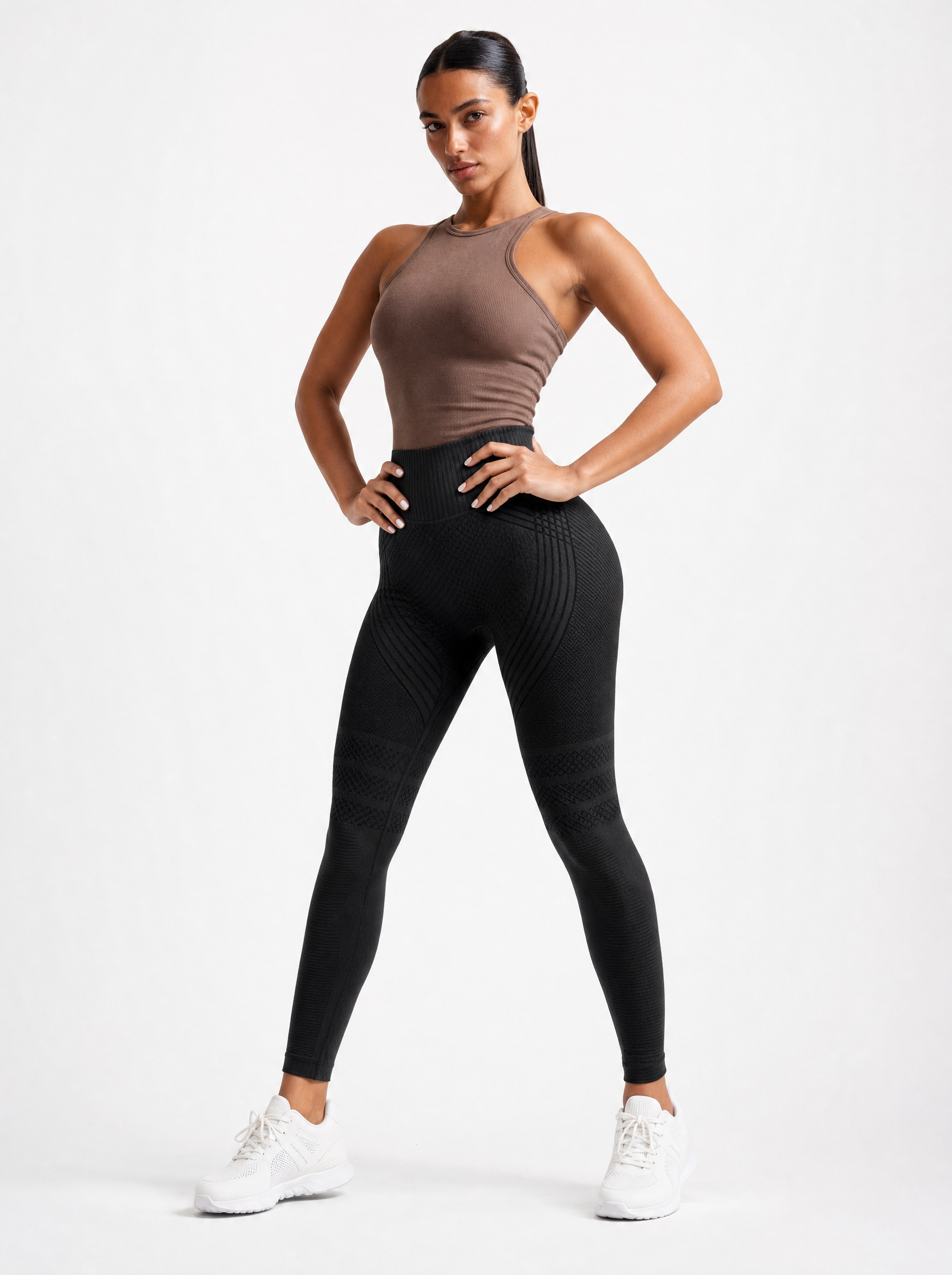 Seamless Contour Legging in Onyx