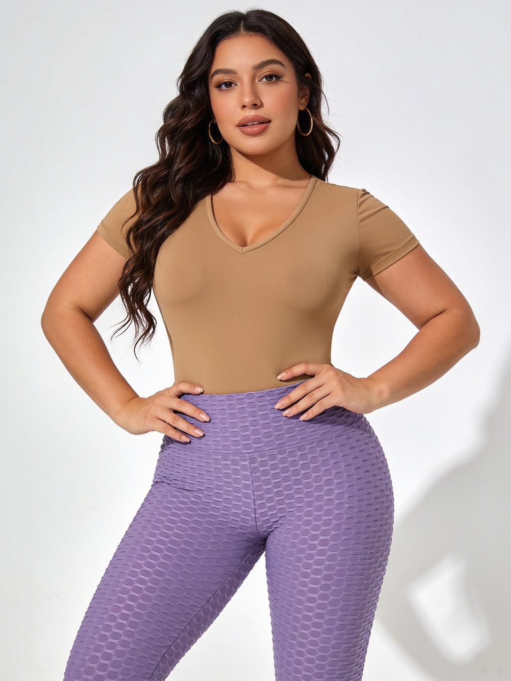 Ultra High-Waist Contour Legging in Amethyst, front