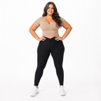 Ultra High-Waist Contour Legging in Onyx, front